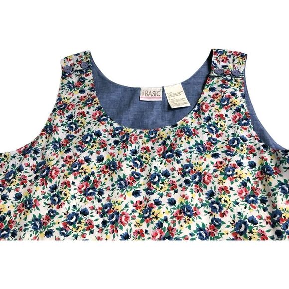 Simply Basic Vintage Floral Sleeveless Dress - Picture 6 of 11